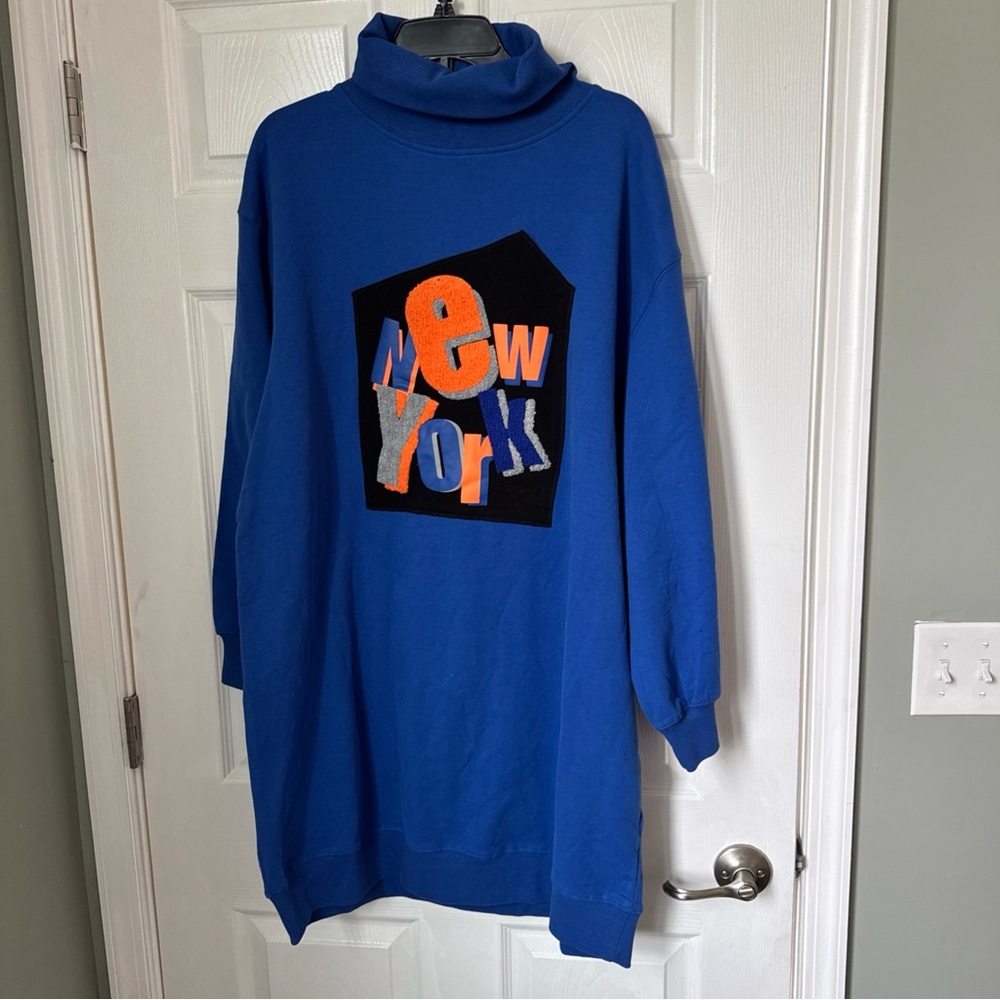 NWT  FISLL By Allan Houston NY Knicks Women’s X/L Turtle Neck Dress Official NB